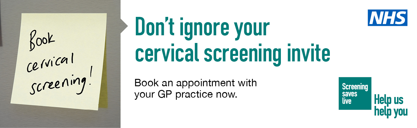 Don't igone your cervical screening invite